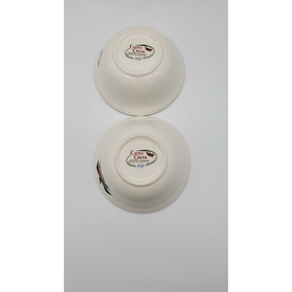WSP Cades Creek Collection APPLE Set of 2 5 1/4" Fruit Dessert Bowls Stoneware - Picture 3 of 12